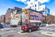 Street scene on Wythe Avenue, Williamsburg, Brooklyn, New York
