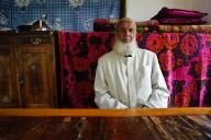 Sunni muslim religious leader, man from the Uzbek ethnic group, Kyrgyzstan