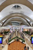 Terminal A of Zayed International Airport (AUH) in Abu Dhabi, United Arab Emirates