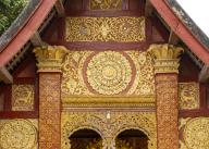 Architectural detail, Wat Sibounheuang, Luang Prabang, Laos