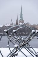 St James Cathedral in the snow, St James Cathedral, Riga, Latvia