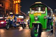 Tuk-tuk, an auto rickshaw in Bangkok