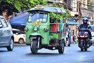 Tuk-tuk, an auto rickshaw in Bangkok