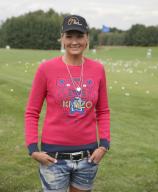 Former German swimmer Franziska van Almsick at the 7th Golf Charity Masters 2014 in