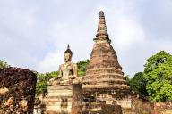 Buddha statue in sukhothai historical park, sukhothai province
