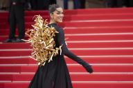 Cannes, France, 15.5.2024: Iris Mittenaere at the premiere of Furiosa: A Mad Max Saga on the red carpet of the Palais des Festivals during the 77th Cannes International Film Festival. The 77th Cannes International Film Festival will take place from 