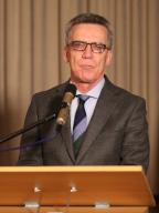 Dr Thomas de Maizière (CDU) Federal Minister of the Interior at the 2016 Federal Conference of Ministers and Senators of the Union-led interior ministries of the federal states in