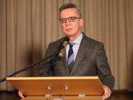 Dr Thomas de Maizière (CDU) Federal Minister of the Interior at the 2016 Federal Conference of Ministers and Senators of the Union-led interior ministries of the federal states in