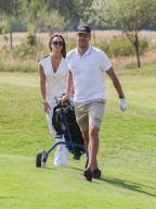 Former footballer Michael Ballack with girlfriend Natascha at the 8th Golf Charity Masters Leipzig on 22.8