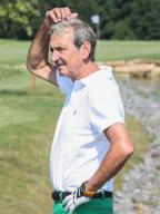 Dieter Hermann (man of Uschi Glas) at the 8th GRK Golf Charity Masters 2015 in