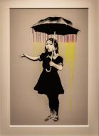 Nola Rainbow after Hurricane Katrina in New Orleans, 2008, Banksy, exhibition about the street artist, Mülheim, Germany