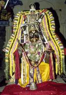 Sri Rama Vishnu mounted on garuda bird in Ramaswamy temple in Kumbakonam, Tamil Nadu, India