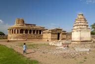 Durga fortress temple in Aihole, Karnataka, South India, India
