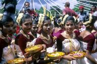 Athachamayam celebration in Thripunithura during Onam near Ernakulam, Kerala, South India, India