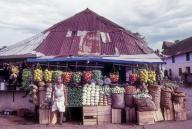 Fruits and Vegetables shop in Kollam Quillon, Kerala, South India, India