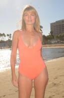 Rena Riffel the "Showgirls" Star in a sexy one-piece shoot on the beach for a special "Ma-Rena Del Rey" story in Marina Del Rey Magazine, Marina Del Rey, CA 09-30-18 David Edwards/Dailyceleb