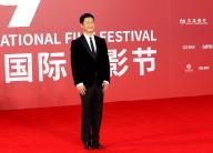 Chinese actor, director and martial artist Wu Jing attended the red carpet for the closing of the 9th Silk Road International Film Festival in Xi