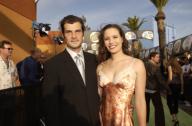 13 Apr 2002:  Mat Hoffman and wife Jaci Hoffman walk the Green Carpet prior to the ESPN Action Sports and Music Awards at the Universal Amphitheatre in Los Angeles CA. Mandatory Credit:  Tony Donaldson/Icon SMI