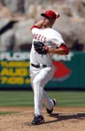 20 Jul. 2008: Los Angeles Angels pitcher Jon Garland (20) in action during a game against the Boston Red Sox played on July 20, 2008 at Angel Stadium of Anaheim in Anaheim, CA. (Photo By John Cordes/Icon Sportswire)