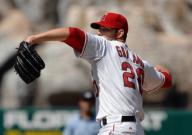 20 Jul. 2008: Los Angeles Angels pitcher Jon Garland (20) in action during a game against the Boston Red Sox played on July 20, 2008 at Angel Stadium of Anaheim in Anaheim, CA. (Photo By John Cordes/Icon Sportswire)