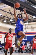 LAS VEGAS, NV - JUNE 05: Isaiah Elohim goes up for a shot during the Pangos All-American Camp on June 5, 2022 at the Bishop Gorman High School in Las Vegas, NV. (Photo by Brian Rothmuller/Icon Sportswire
