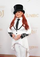 LOUISVILLE, KY - MAY 04: Musician Wynonna Judd walks the red carpet before the 150th running of the Kentucky Derby on May 4, 2024, at Churchill Downs in Louisville, Ky. (Photo by Jeff Moreland\/Icon Sportswire