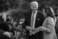 President Joe Biden, daughter Ashley Biden, Vice President Kamala Harris and Second Gentleman Doug Emhoff attend a Juneteenth concert on the South Lawn of the White House, Tuesday, June 13, 2023. (Official White House Photo by Adam Schultz