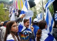 The 76th anniversary of Israel state celebrated in Montreal, CANADA, 14 May 2024 Photo : AQP - Anne