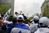 The 76th anniversary of Israel state celebrated in Montreal, CANADA, 14 May 2024 Photo : AQP - Anne