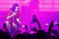 Dua Lipa performs at the 2018 iHeartRadio Jingle Ball at the Scotiabank Arena in Toronto, Ontario, Sunday, December 2, 2018. (Greg Henkenhaf/iHeartRadio)