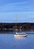 Sailboat in Vineyard Haven harbor, Martha