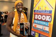 Hekima Hapa discusses her new book "Black Girls Sew" at the Library of Congress National Book Festival on Saturday, September 3, 2022 at the Walter E. Washington Convention Center in Washington D.C. (Photo by Jeff Malet