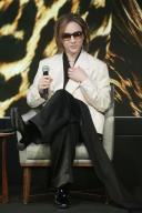 Musician Yoshiki attends a press conference to announce his dinner show in Tokyo, Japan, May 17, 2024. Yoshiki, who was hospitalized due to overwork, said, 