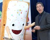 LOS ANGELES - APR 30: Pop-Tart, Jerry Seinfeld at the Unfrosted Premiere at the Egyptian Theater on April 30, 2024 in Los Angeles