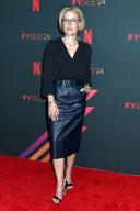 LOS ANGELES - MAY 17: Gillian Anderson at the FYSEE 24 Photo Call For Netflix\'s "The Crown" at the Sunset Las Palmas Studios on May 17, 2024 in Los Angeles