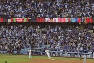 Los Angeles Dodgers designated hitter Shohei Ohtani rounds the bases after hitting a two-run home run in the first inning of a baseball game against the Miami Marlins at Dodger Stadium in Los Angeles on May 6, 2024. (Kyodo) ==Kyodo