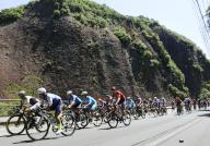 Cyclists compete during stage 1 of the Tour de Kumano three-day race on May 10, 2024, in Kozagawa in the western Japan prefecture of Wakayama. (Kyodo) ==Kyodo