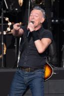 London.UK. Bruce Springsteen of E Street Band headlines BST Hyde Park Festival in Hyde Park in London. 6th July 2023. Ref:LMK370-S060723â001 Justin Ng/Landmark Media