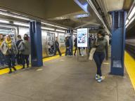 Weekend ridership in the subway at the York Street station in Brooklyn in New York on Saturday, April 27, 2024. (Â Richard B. Levine
