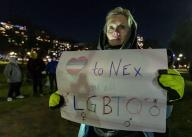Feb. 24, 2024. Boston, MA. Over 200 people gathered for a candlelight vigil for Nex Benedict, a nonbinary high school student from Oklahoma who died this month following a fight in a school bathroom. The teen died on Feb. 8 a day after the altercation. The death of Nex Benedict, 16, has prompted widespread attention and nationwide calls for schools to better protect students who may be bullied because of their gender and sexual identities. Â 2024 Marilyn Humphries
