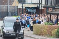 The public funeral service for murdered teen Max Dixon at Imperial Sports Ground in Bristol, Thursday 21st March 2024. Friends, schoolmates, teammates, and neighbours joined the family of Max Dixon for his funeral as he made his final journey