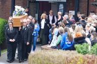 The public funeral service for murdered teen Max Dixon at Imperial Sports Ground in Bristol, Thursday 21st March 2024. Friends, schoolmates, teammates, and neighbours joined the family of Max Dixon for his funeral as he made his final journey