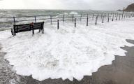 Storm Kathleen hits Whitehead, County Antrim, Saturday 6th April 2024
