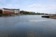 The Panns Bank area of the River Wear in Sunderland, Monday 8th April 2024