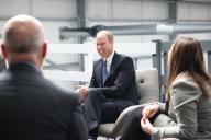 HRH Prince William pictured during his visit to Low Carbon Materials in County Durham. 30th April 2024