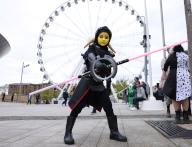 Isabella, a young cosplayer enjoying the day at Comic Con Liverpool