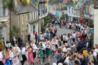 The First Dance leaves the Guildhall at 7am, and is led through the streets by the Helston Town Band. Thousands celebrate Helston Flora Day on Wednesday, May 8, one of Cornwall