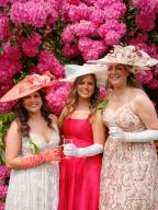 Eloise Ford, Anna Thwaites and Lottie Thompson. Thousands celebrate Helston Flora Day on Wednesday, May 8, one of Cornwall