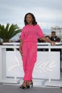 Jury member, Maimouna Doucoure attends a photocall for the "Un Certain Regard" jury at the 77th annual Cannes Film Festival at Palais des Festivals on May 15, 2024 in Cannes, France., Credit:Pacific Coast News / Olivier