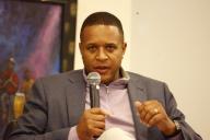 Author/ TV News Anchor Craig Melvin had a book discussion and signing about his news new book called Å I am Proud of YouÃ at the Wilmington Public Library in Wilmington, DE on May 14, 2024 . /, Credit:Pacific Coast News / William T. Wade Jr